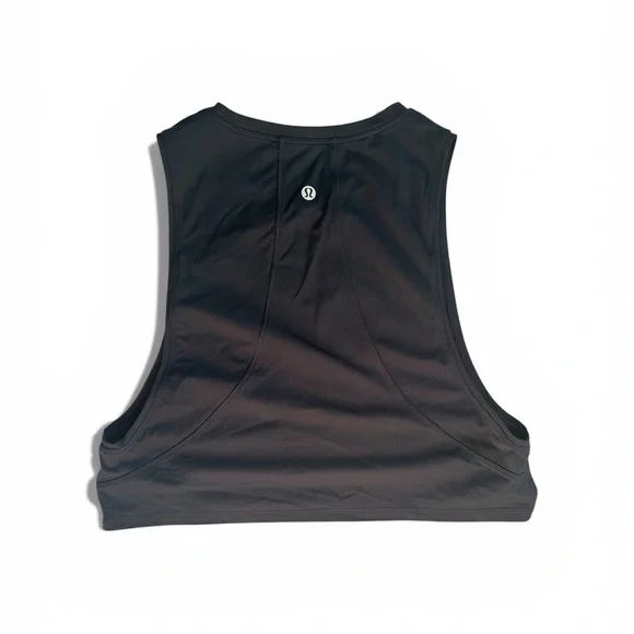 lululemon athletica Black muscle crop tank Top - Picture 4 of 4